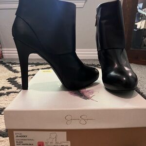Jessica Simpson Black Heeled Boots
